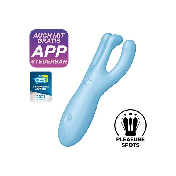SATISFYER THREESOME 4 CONNECT AZUL
