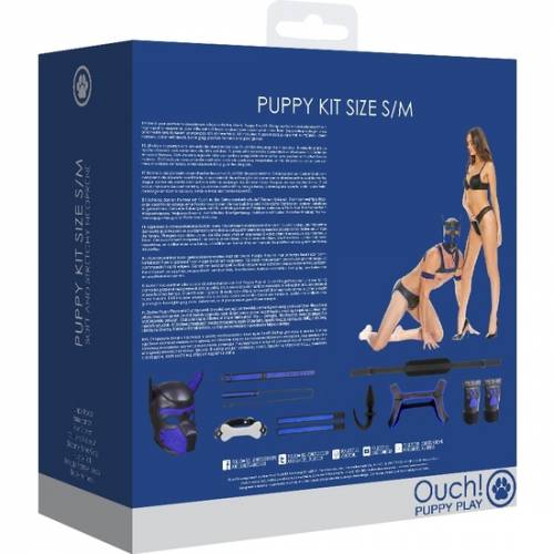 OUCH PUPPY PLAY PUPPY KIT NEOPRENO AZUL