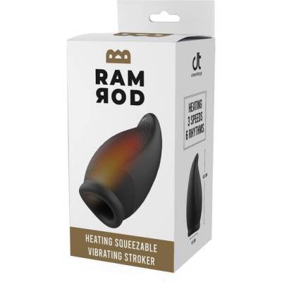 RAMROD HEATING SQUEEZABLE VIBRATING STROKER
